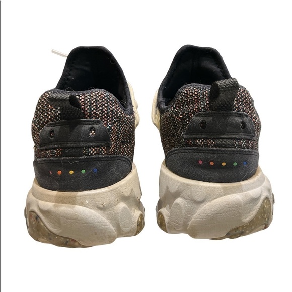 Nike React Presto Flyknit Multi-Color Black Vast Grey SZ 9-5 - Picture 6 of 9